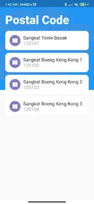 Khmer Postal Code android App screenshot 1